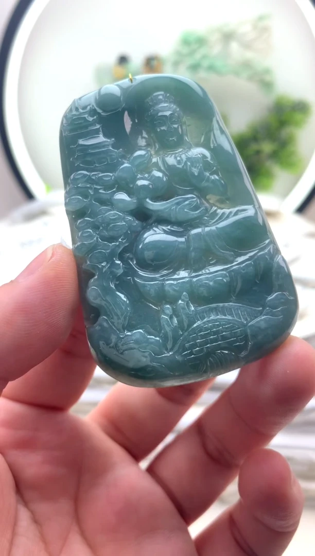 颈饰未镶嵌翡翠大势至
