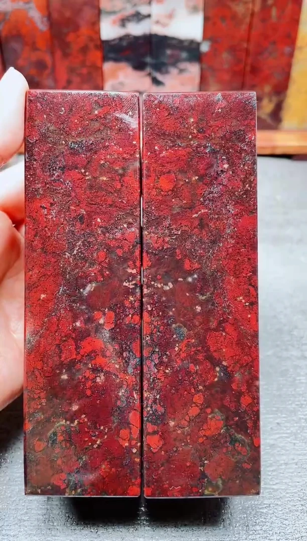 玉桂林鸡血玉素章--23