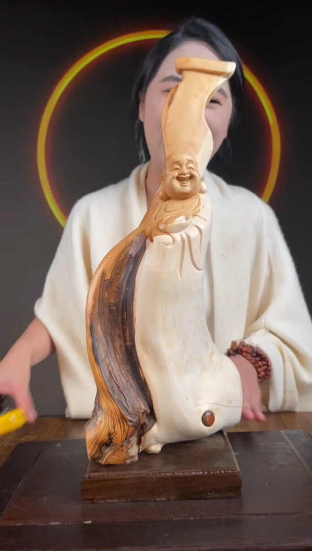 柏木（崖柏）手工摆件,先抢先得! 编号:57