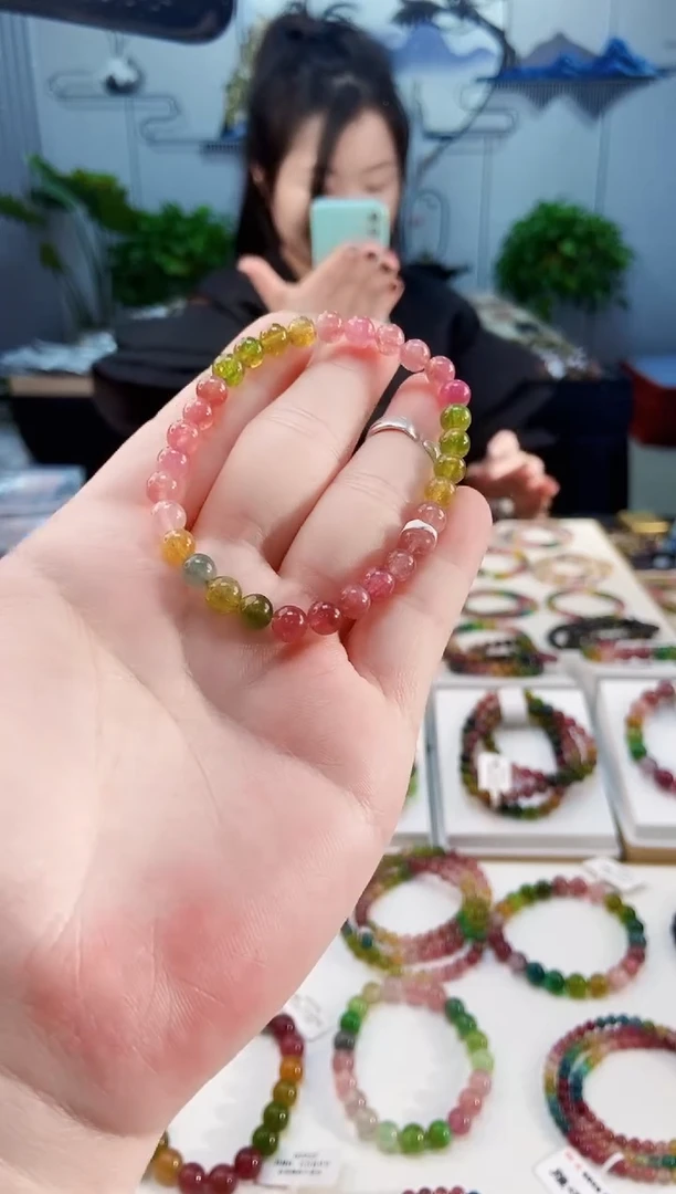 【闪购商品】碧玺手链未镶嵌G2043单圈颜色微差发1