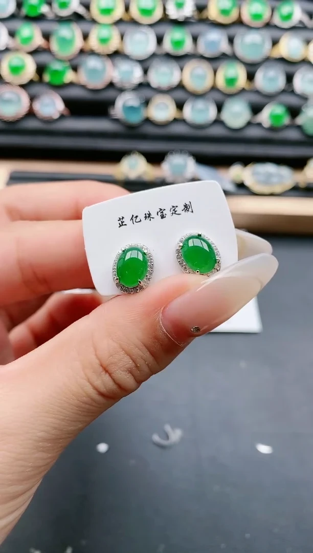 【闪购商品】翡翠戒指银S925镶嵌111111