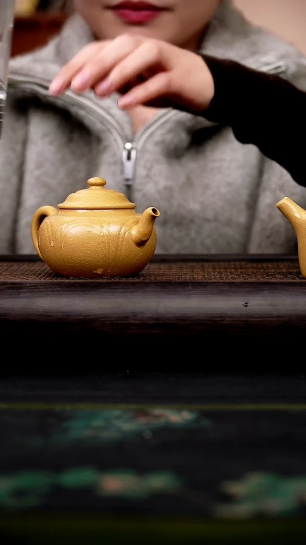 茶壶紫砂 梨皮本山绿 禅定 150cc