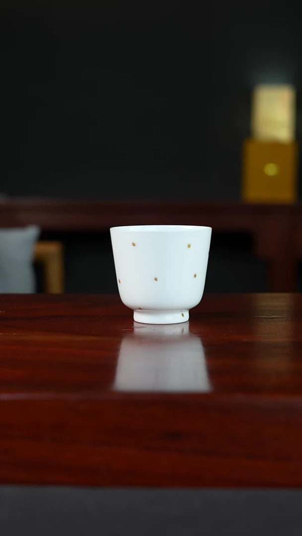 祖传窑真柴窑传承400年点金品茗杯