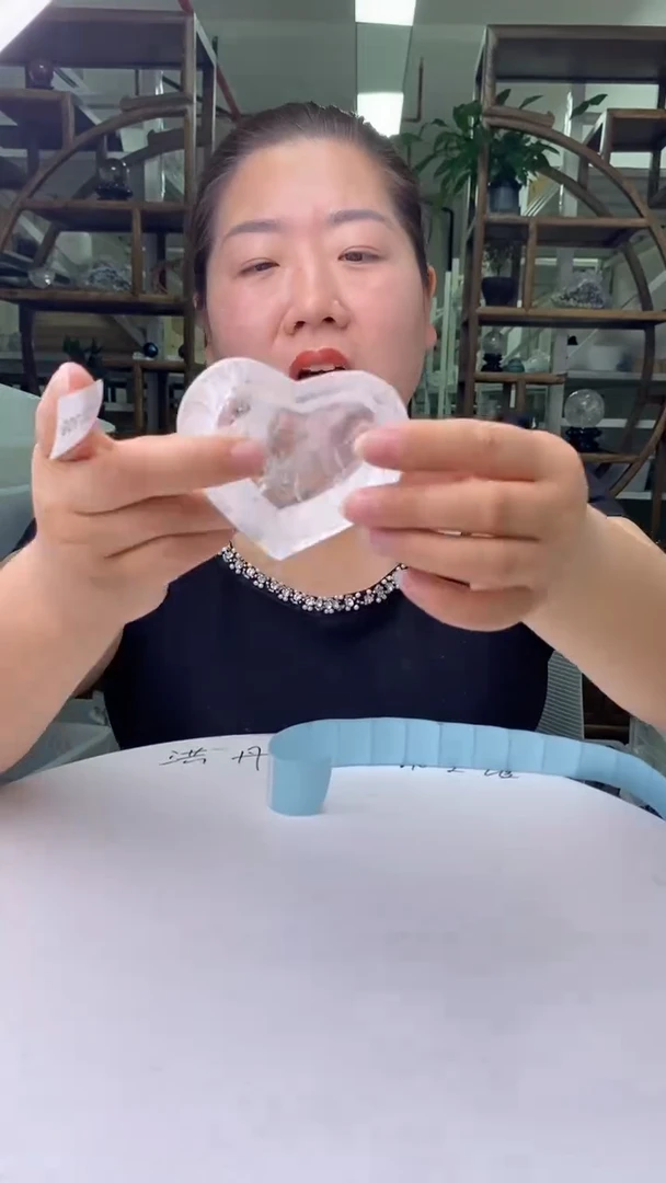 水晶珠宝半成品未镶嵌白水晶碗D308