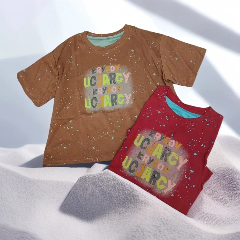 6639（飞儿同款）夏季薄款短袖t恤时尚春游出行