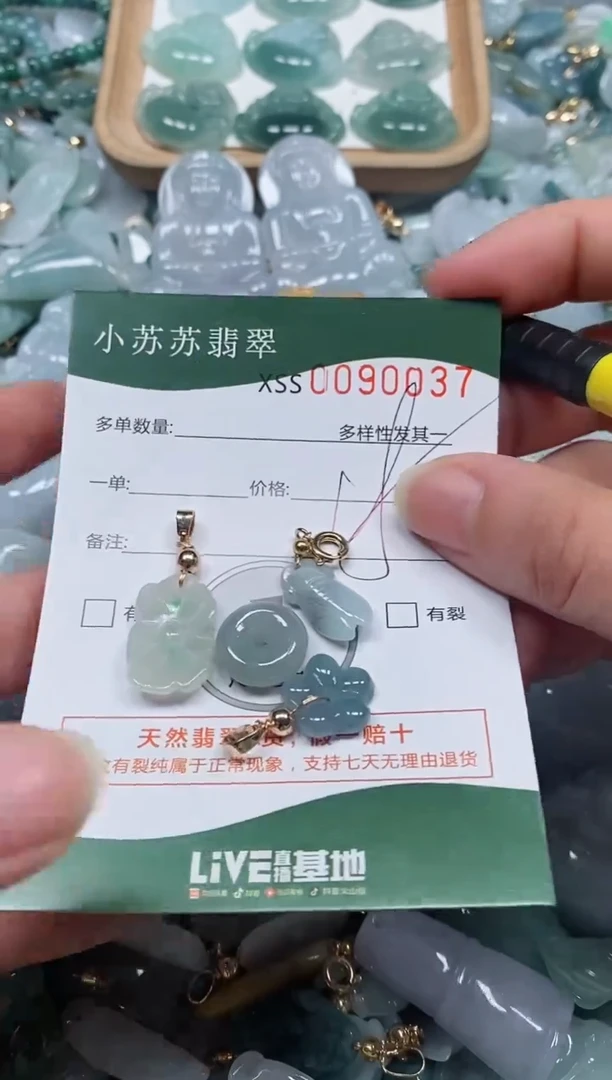 【闪购商品】翡翠颈饰未镶嵌闪购商品0090037