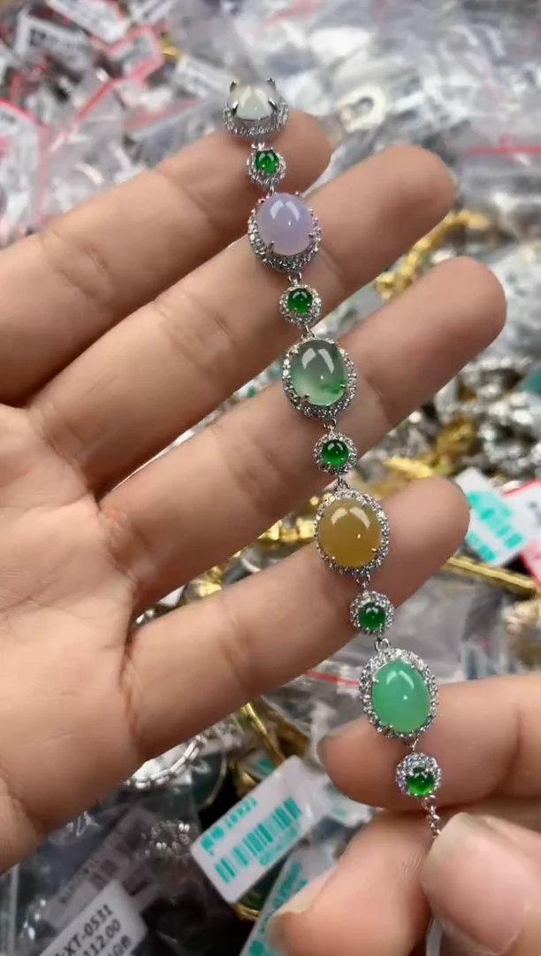 银S925镶嵌戒指翡翠333----6