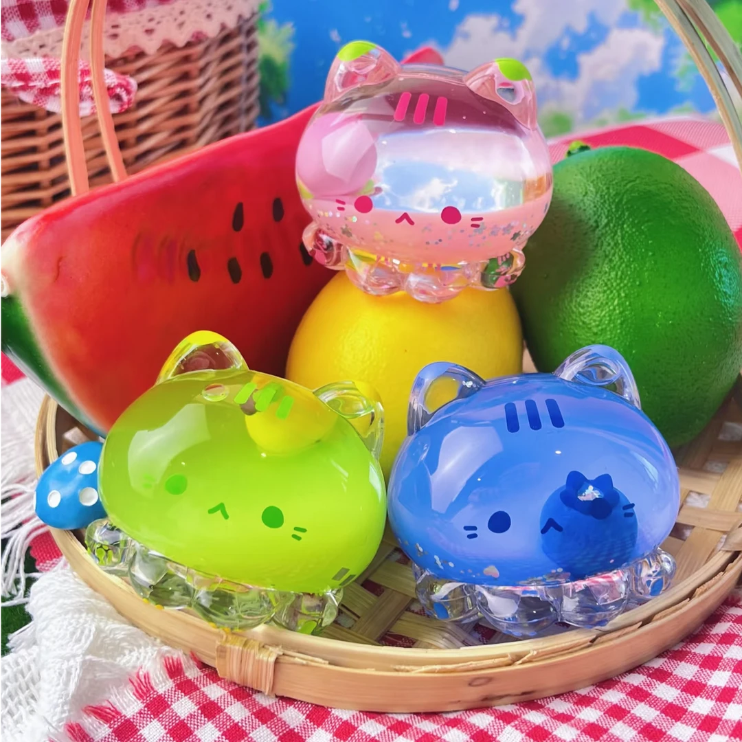 【草莓慕斯塔缤果章鱼喵喵冻】阿嫲家正版萌粒盲袋可爱礼物PVC