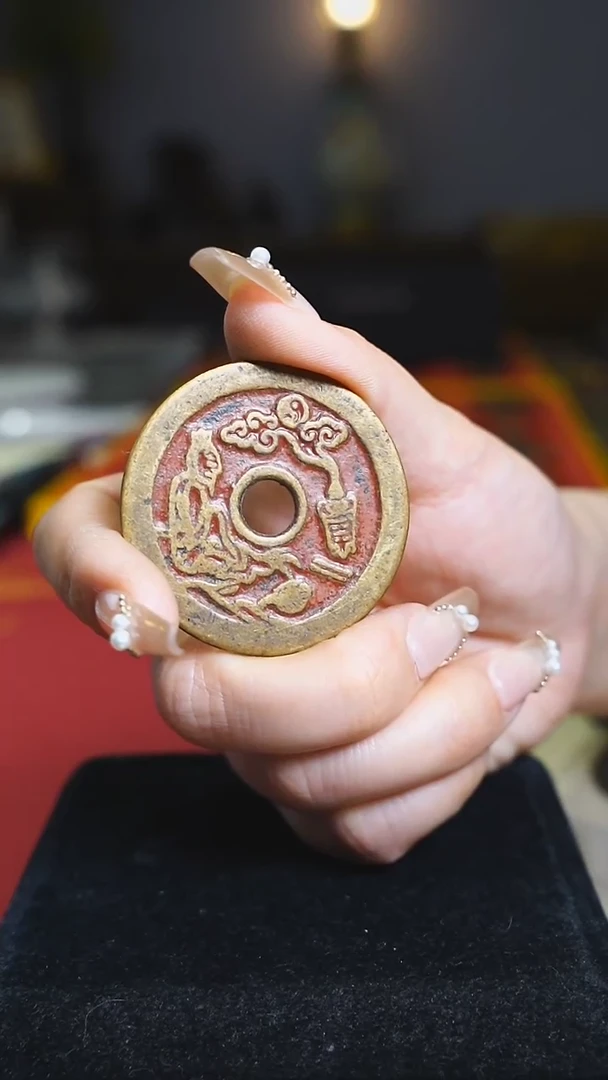 铜山鬼背老君炼丹4.4cm/3719