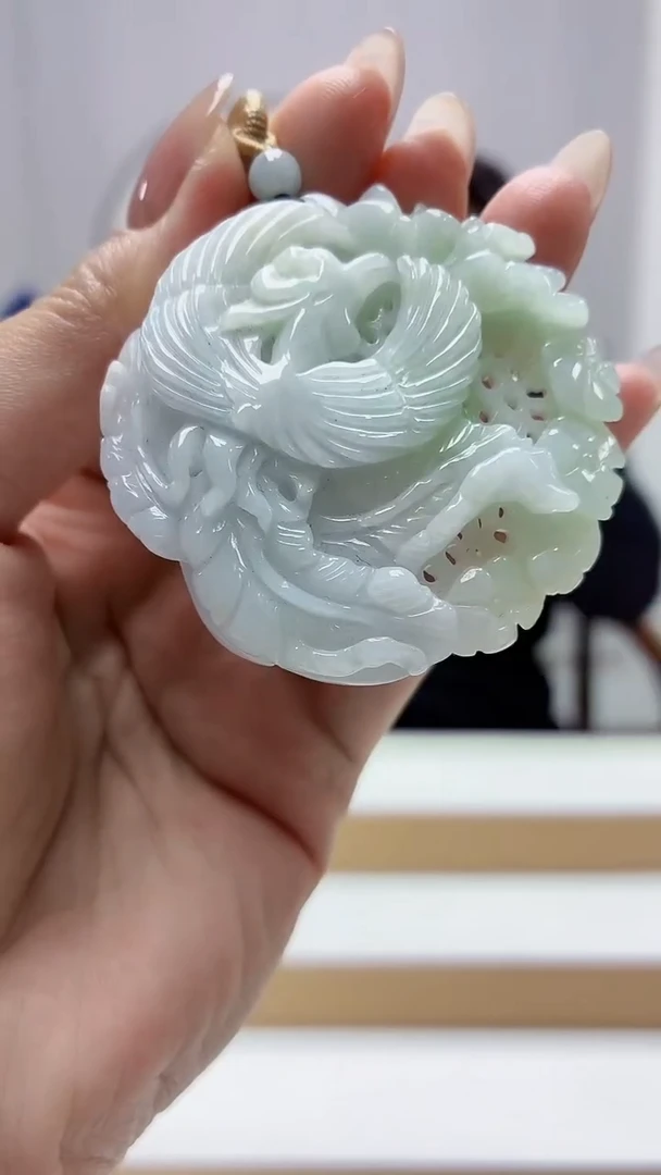 颈饰未镶嵌翡翠5060MM-jj挂件1