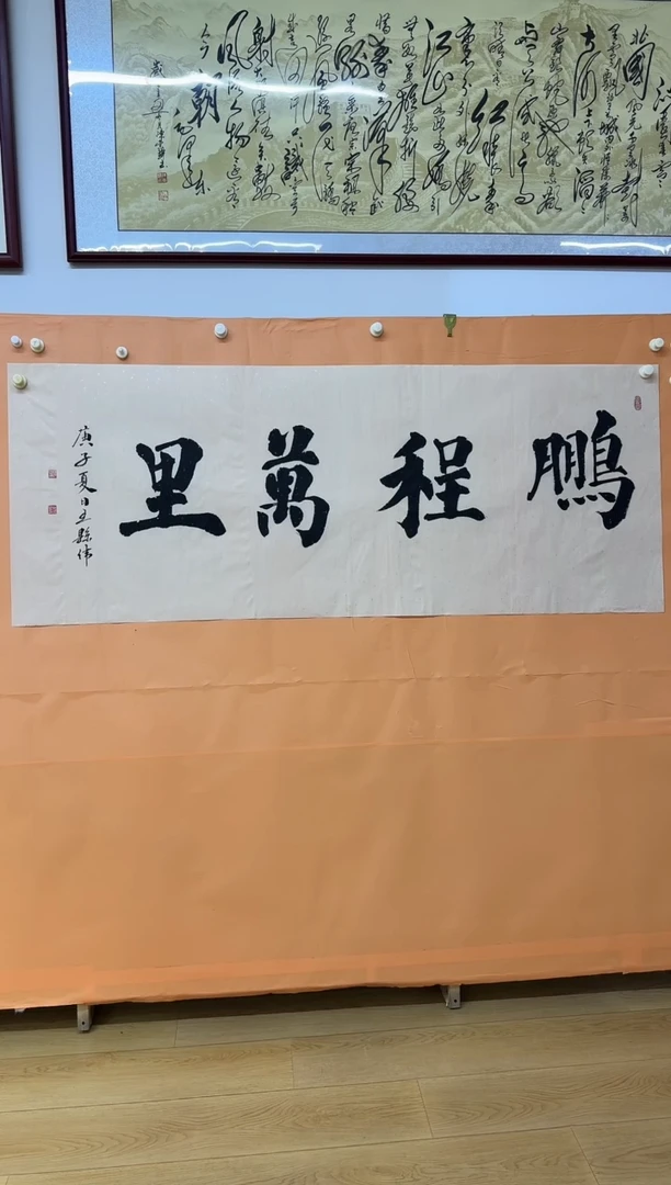 书法鹏程万里作品