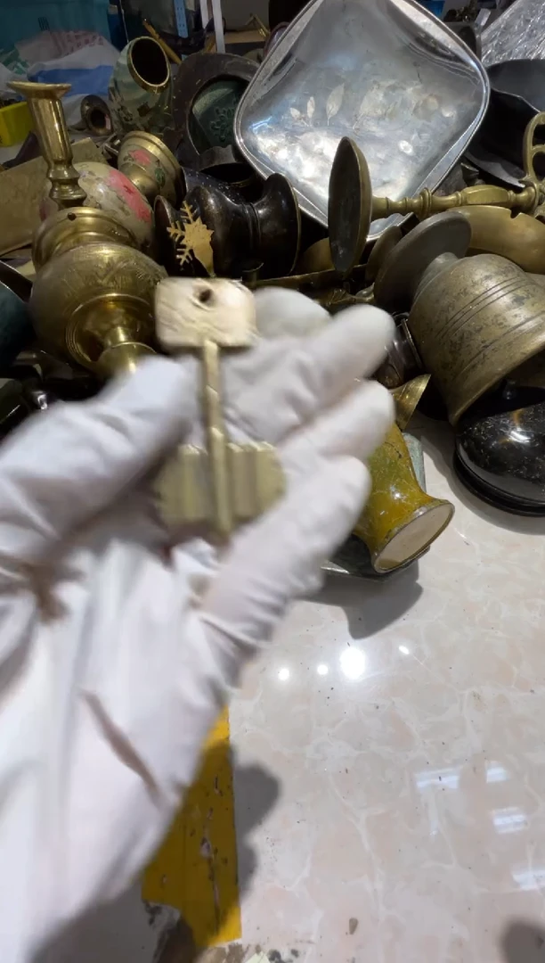 茶盏大阪回流商品铜器摆件13款式随机