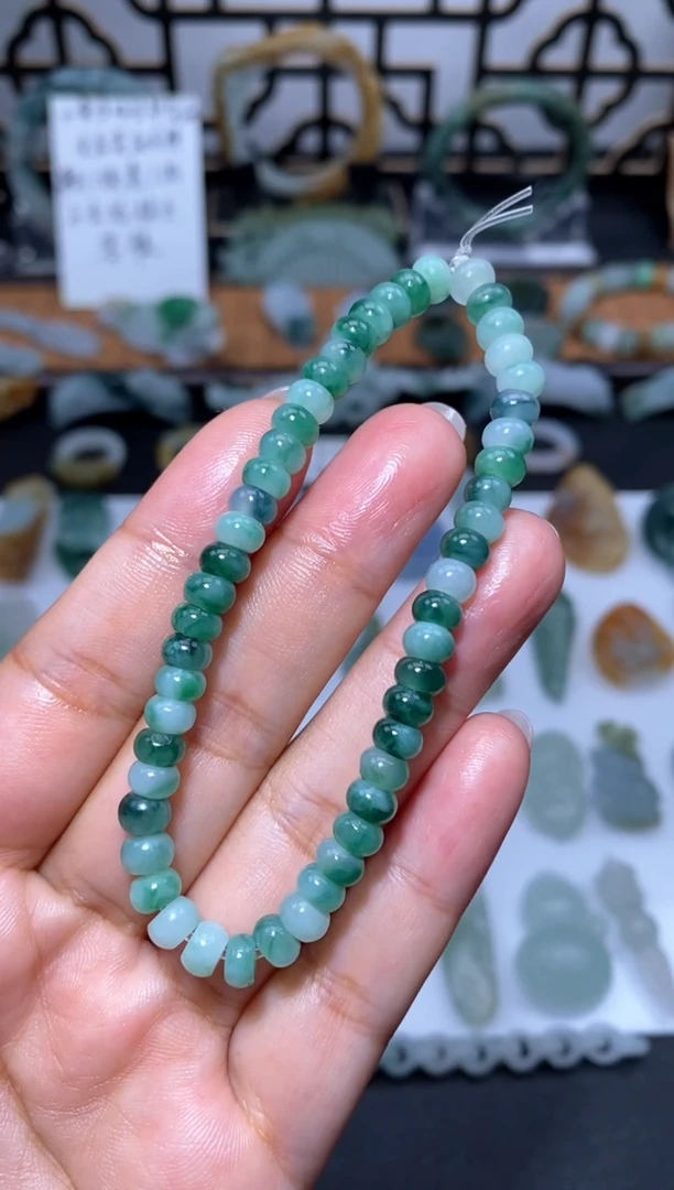 【闪购商品】定制翡翠未镶嵌珠串