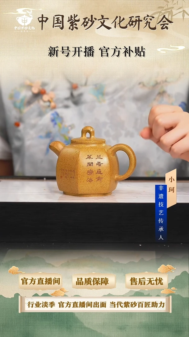 茶壶紫砂陶茶文化倪新安         黄金砂柴烧260cc左右