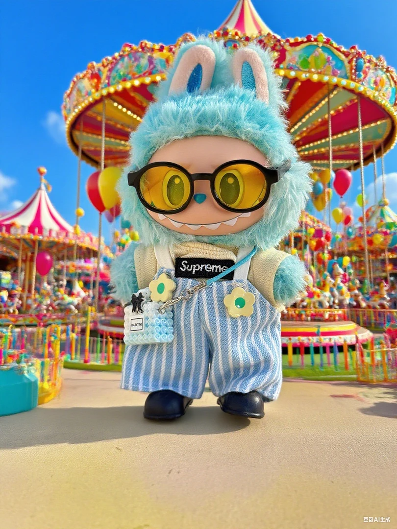 [现货直发]labubu娃衣一代二代三代通用款背带裤娃衣