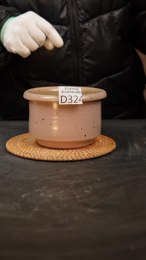 【闪购商品】瓷片景德镇泥泥陶瓷多肉花盆