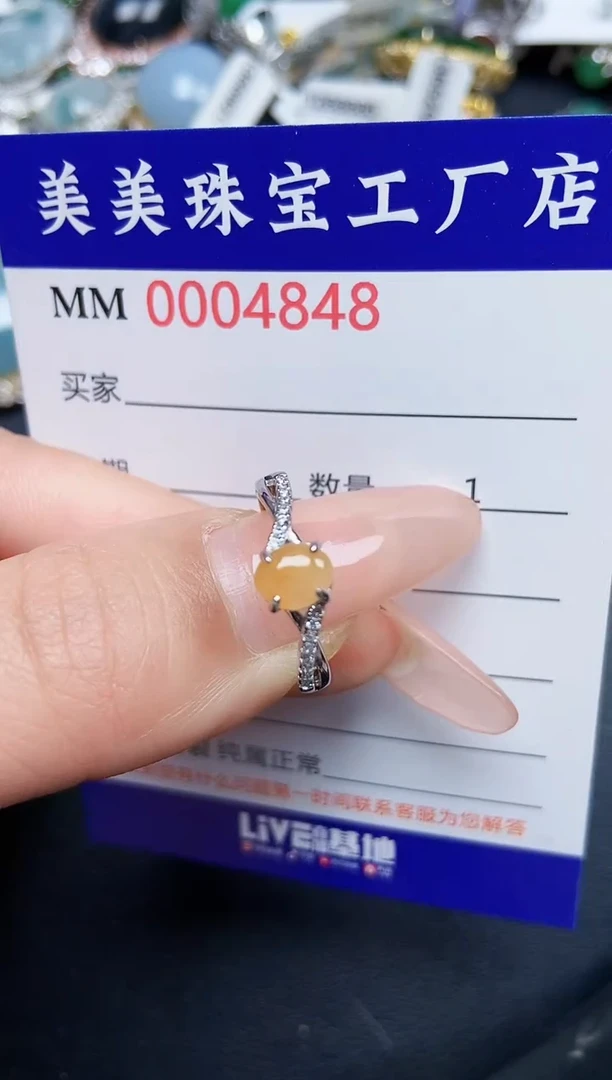 【闪购商品】翡翠颈饰银S925镶嵌4848