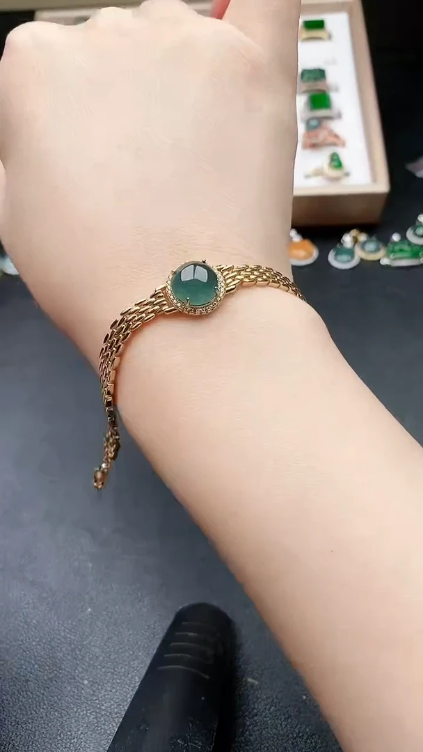 银S925镶嵌戒指翡翠111111111