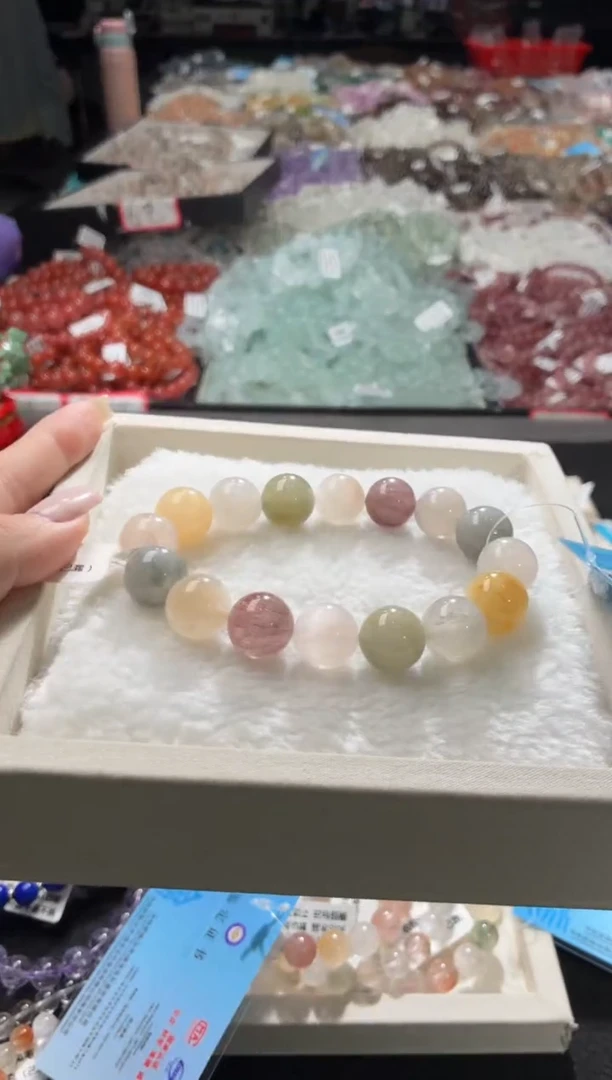 未镶嵌手链水晶340号 多样性发一T  13+