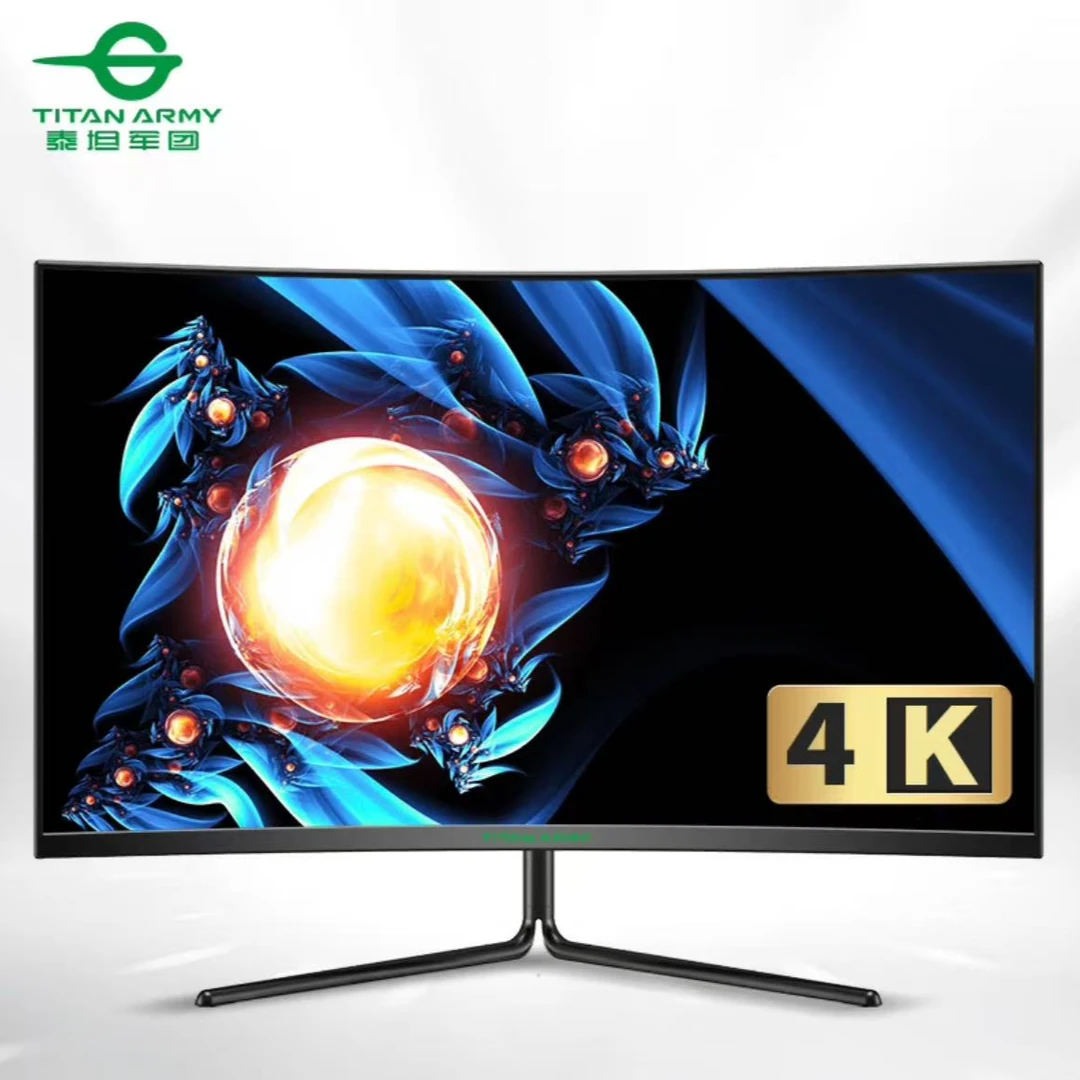 95新 TITAN ARMY/泰坦军团 拆封 原盒 32寸曲面4K 60HZ 32C1UF