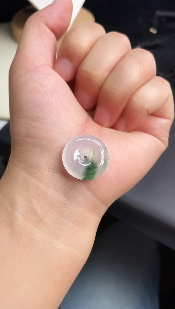 颈饰未镶嵌翡翠【56】平安扣 尺寸 21.7   5.5mm