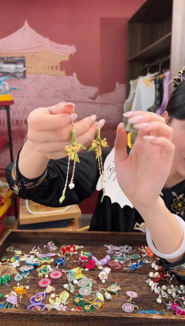 【闪购商品】刺绣苏绣世家非遗手工（耳环）