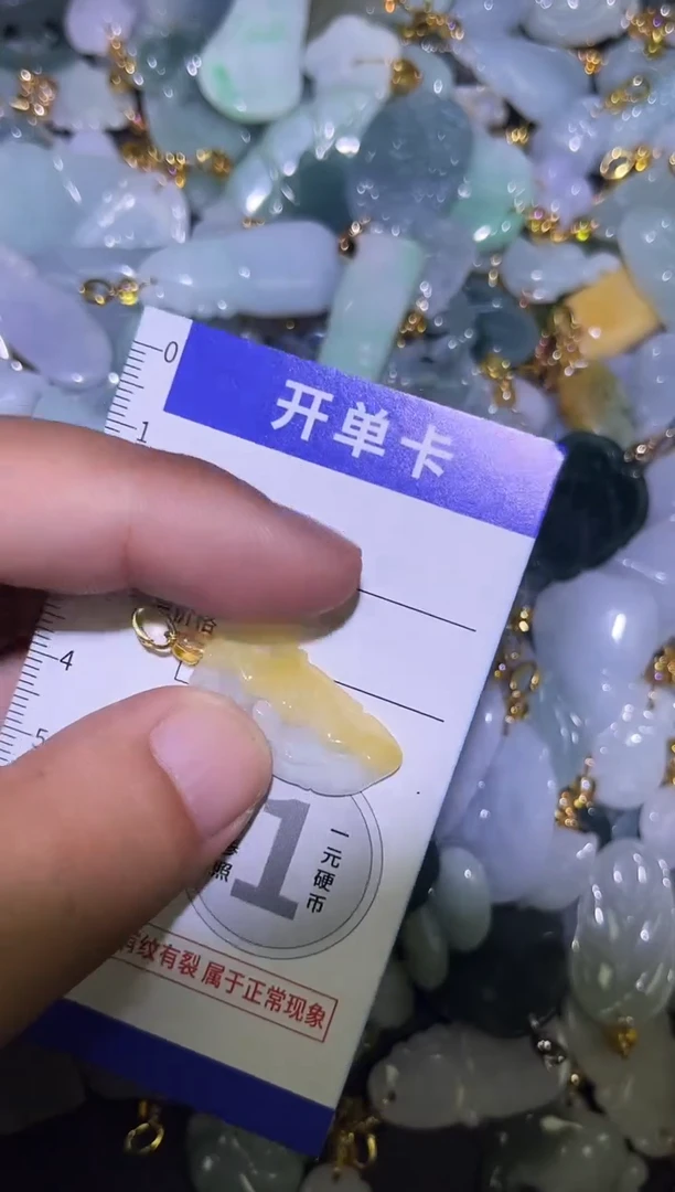 颈饰未镶嵌翡翠天然A货翡翠