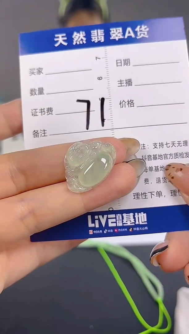 颈饰未镶嵌翡翠纯天然缅甸翡翠A货