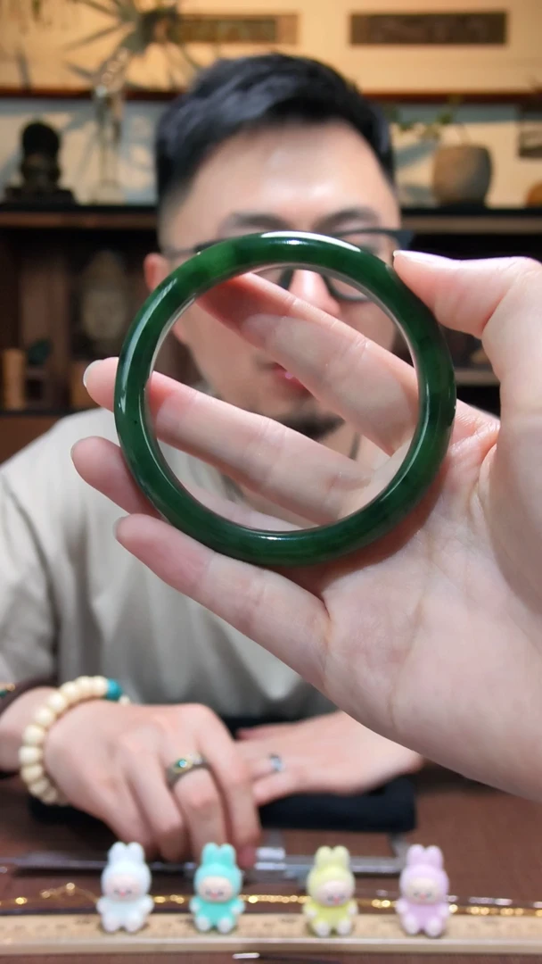 和田玉手镯未镶嵌17和田玉手镯YR