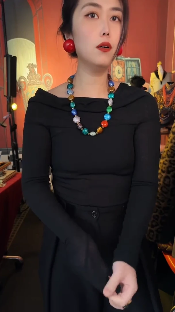 合金无合金无孤品不折腾系列彩色项链大豆耳夹套装不退