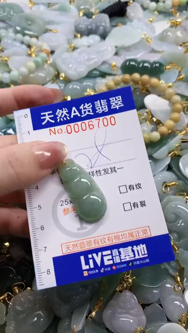 颈饰未镶嵌翡翠天然A货翡翠