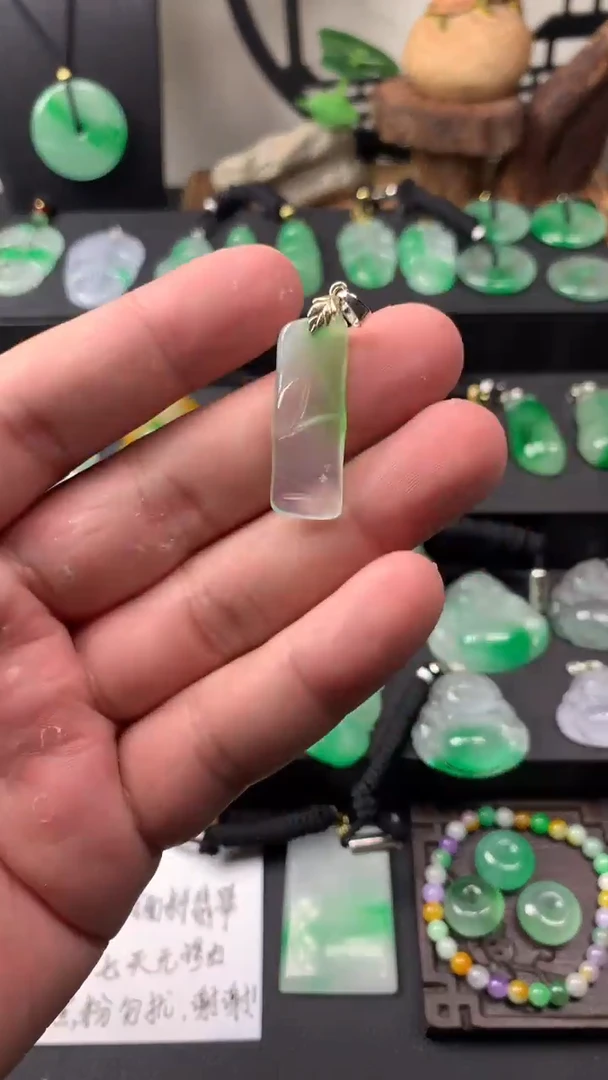 颈饰未镶嵌翡翠所见即所得，一图一物