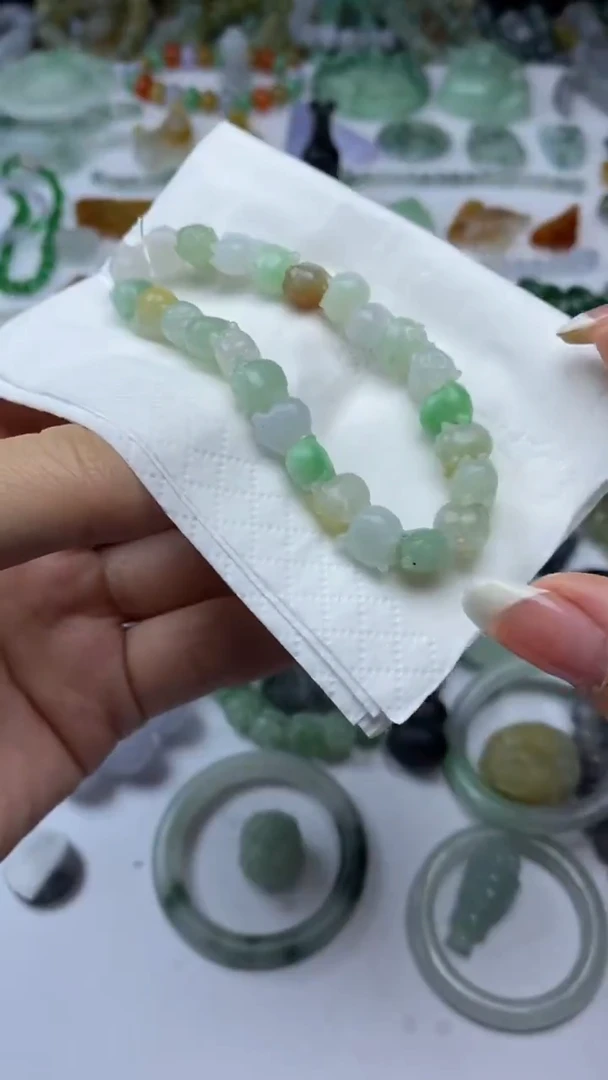 未镶嵌定制翡翠毛货定制不退不换