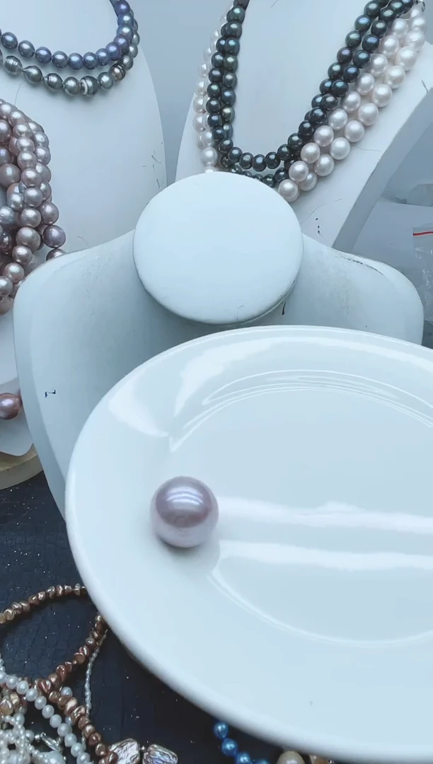 【闪购商品】淡水珍珠颈饰钛钢1