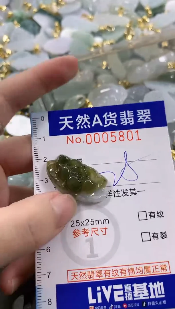 颈饰未镶嵌翡翠天然A货翡翠