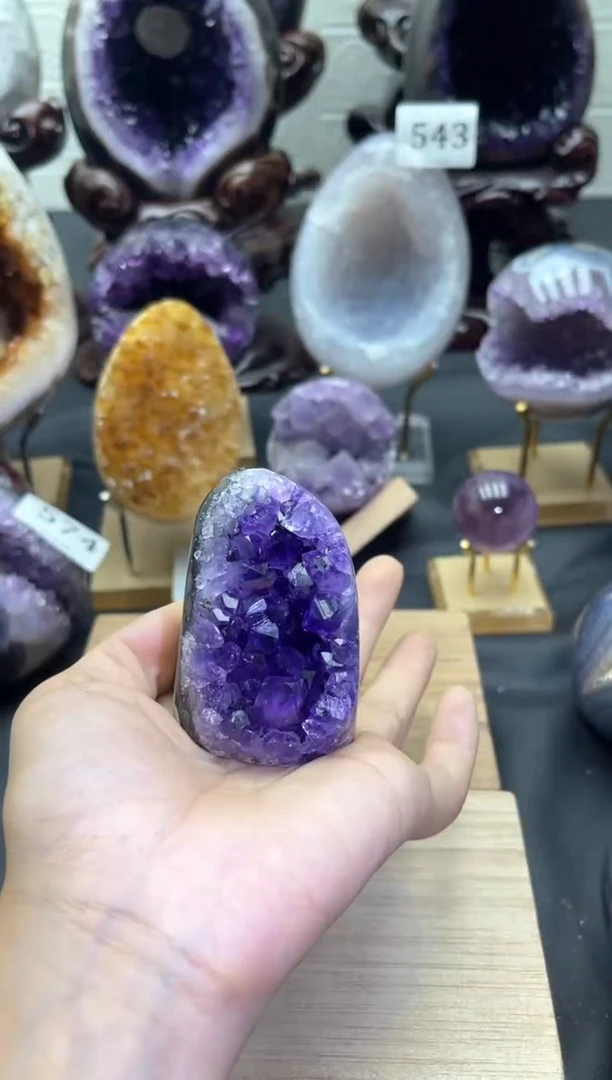 未镶嵌大型摆件（非配饰）紫晶587号摆件
