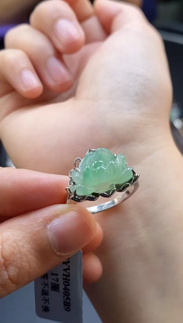 颈饰银S925镶嵌翡翠19363