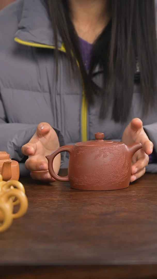 茶壶紫砂宜*底槽清井栏茶壶