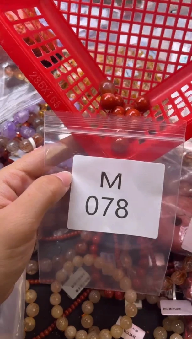 未镶嵌南红玛瑙珠宝奇石M078-12散珠