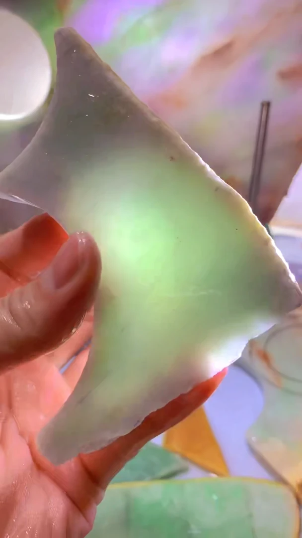 翡翠散珠翡翠散珠裸石天然缅甸翡翠A货裸石68