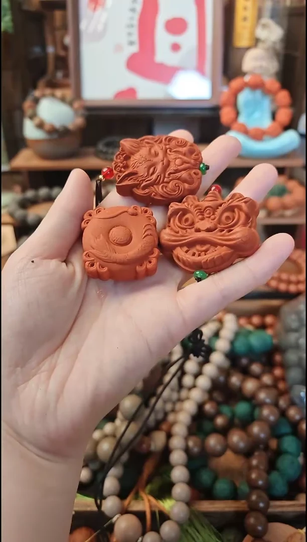 泥塑依兰香香牌三个一套