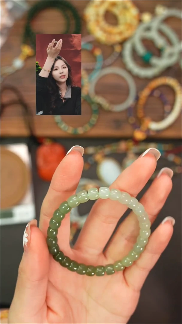 未镶嵌手串和田玉盧*遇见文玩品质回血