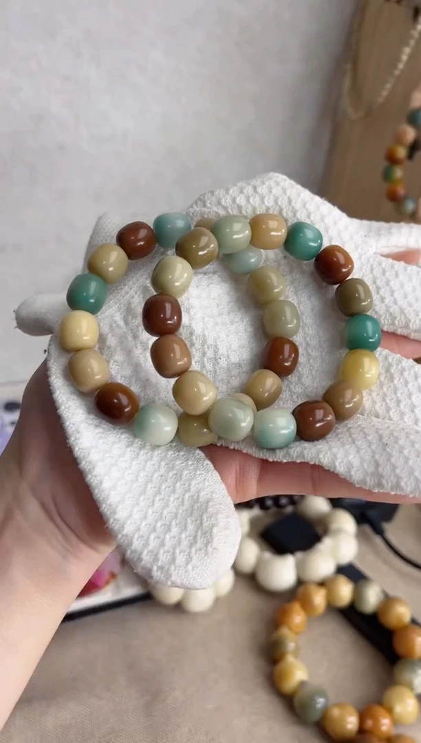 【闪购商品】菩提根/象牙果手串m450干磨年糕12*13手串