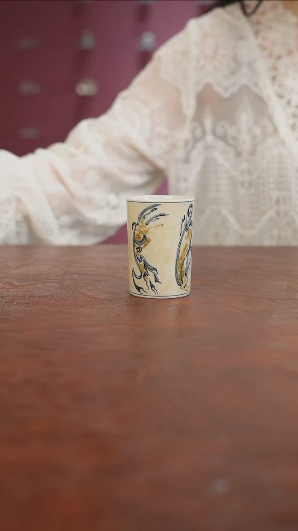 杯景德镇陶瓷杯碗柴烧多人V183