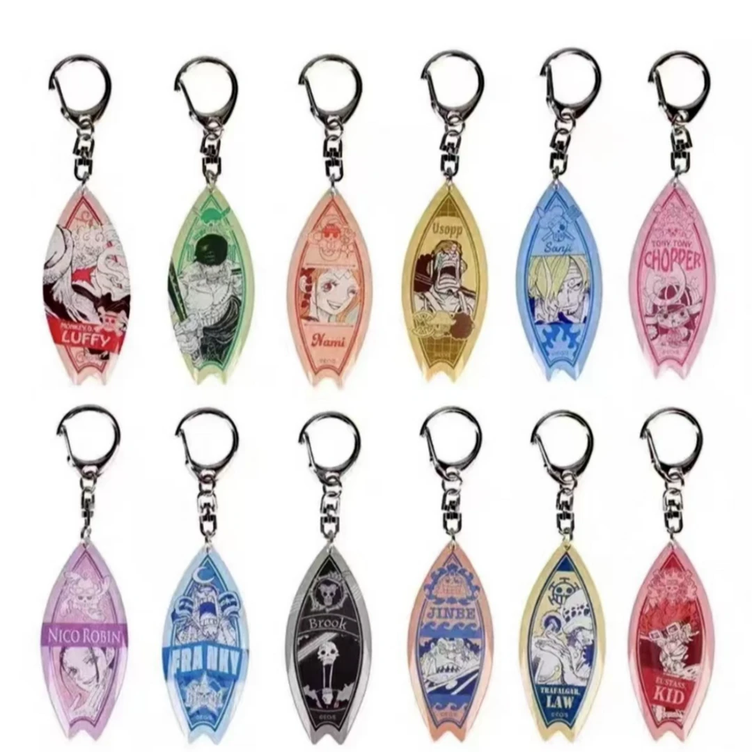 【绫绫】海贼王原画冲浪板型亚克力挂件盲盒动漫周边【默认代拆】