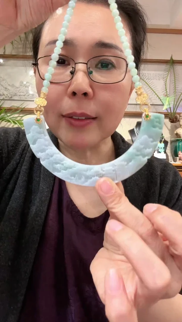 【闪购商品】翡翠颈饰未镶嵌国风