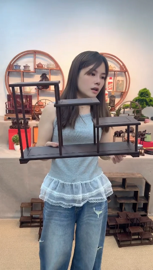 鸡翅木大号三步台一个