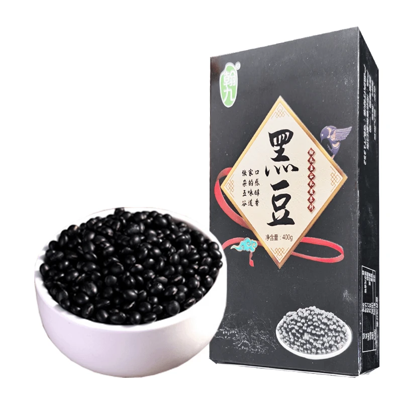 翰九黑豆 400g 绿芯黑豆 五谷杂粮 米面粮油 真空包装