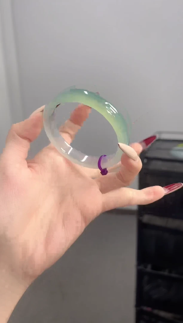 手镯玛瑙/玉髓未镶嵌55-56正圈半山水