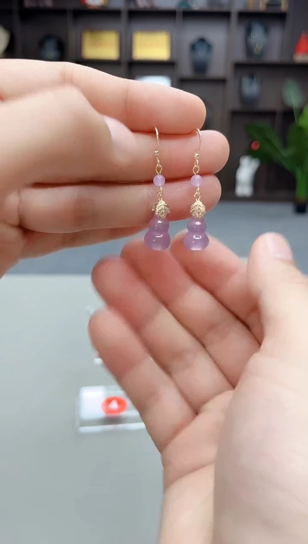 未镶嵌耳饰玛瑙/玉髓Z01